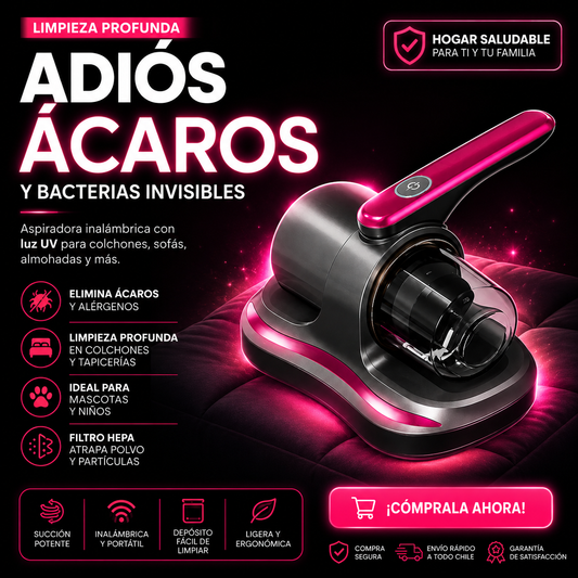 Vacuum Veltra™  Aspiradora UV Anti Ácaros