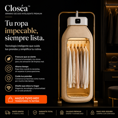 Closéa™ | Armario Secado Inteligente Premium
