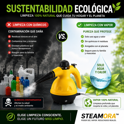 Steamora™  Limpiador a Vapor Multifuncional