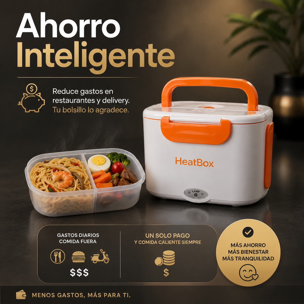 HeatBox™ Lonchera Eléctrica Inteligente