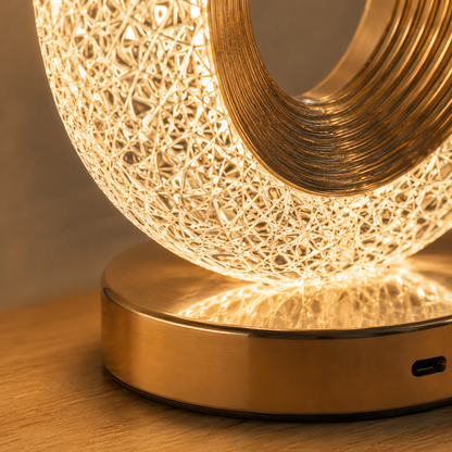Aura™  Lámpara de Diseño Minimalista con Luz LED Ambiente