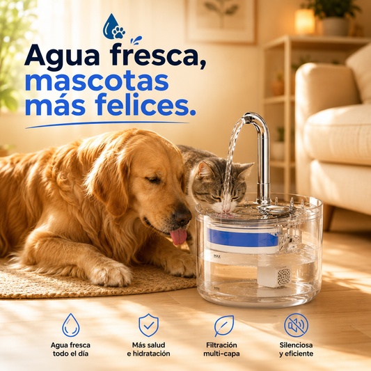 AquaFlow™  Fuente de Agua Inteligente para Mascotas