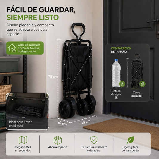 Carril™ Carrito de Carga Plegable Premium