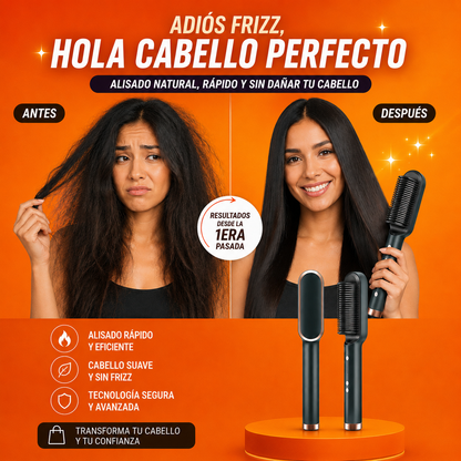 AntiFrizz Veltra™  Cepillo plancha portatil