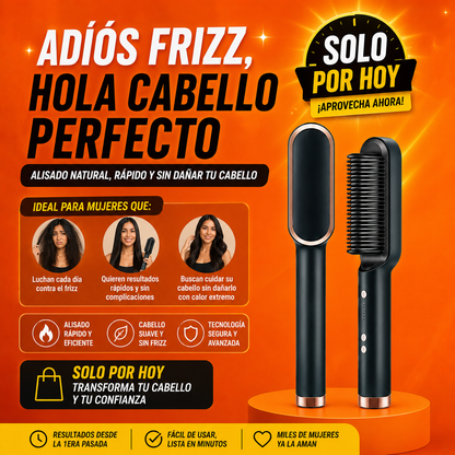 AntiFrizz Veltra™  Cepillo plancha portatil