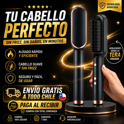 AntiFrizz Veltra™  Cepillo plancha portatil