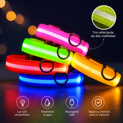 LumiPet™ Collar LED de Seguridad para Mascotas