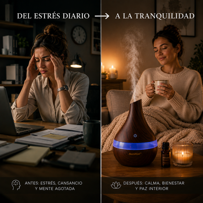 AuraMist™  Difusor Aromático de Bienestar