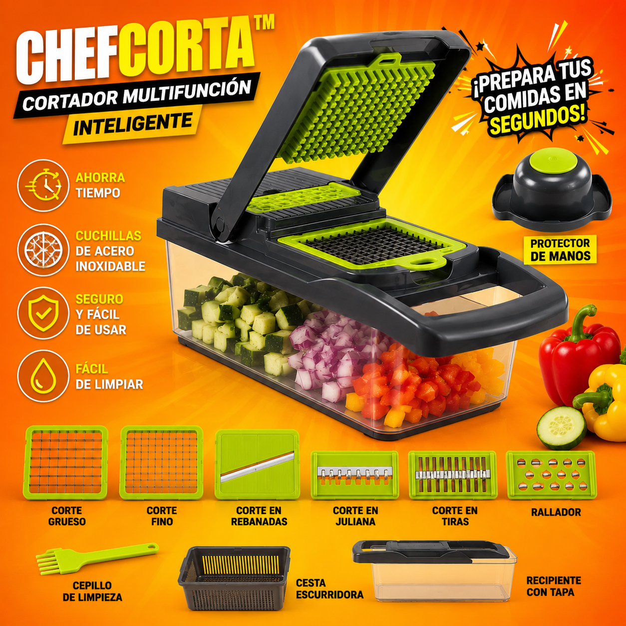 ChefCorta™   Cortador Multifunción Inteligente