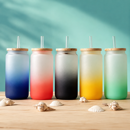 Hidra™  Vaso Degradado Reutilizable con Tapa de Bambú