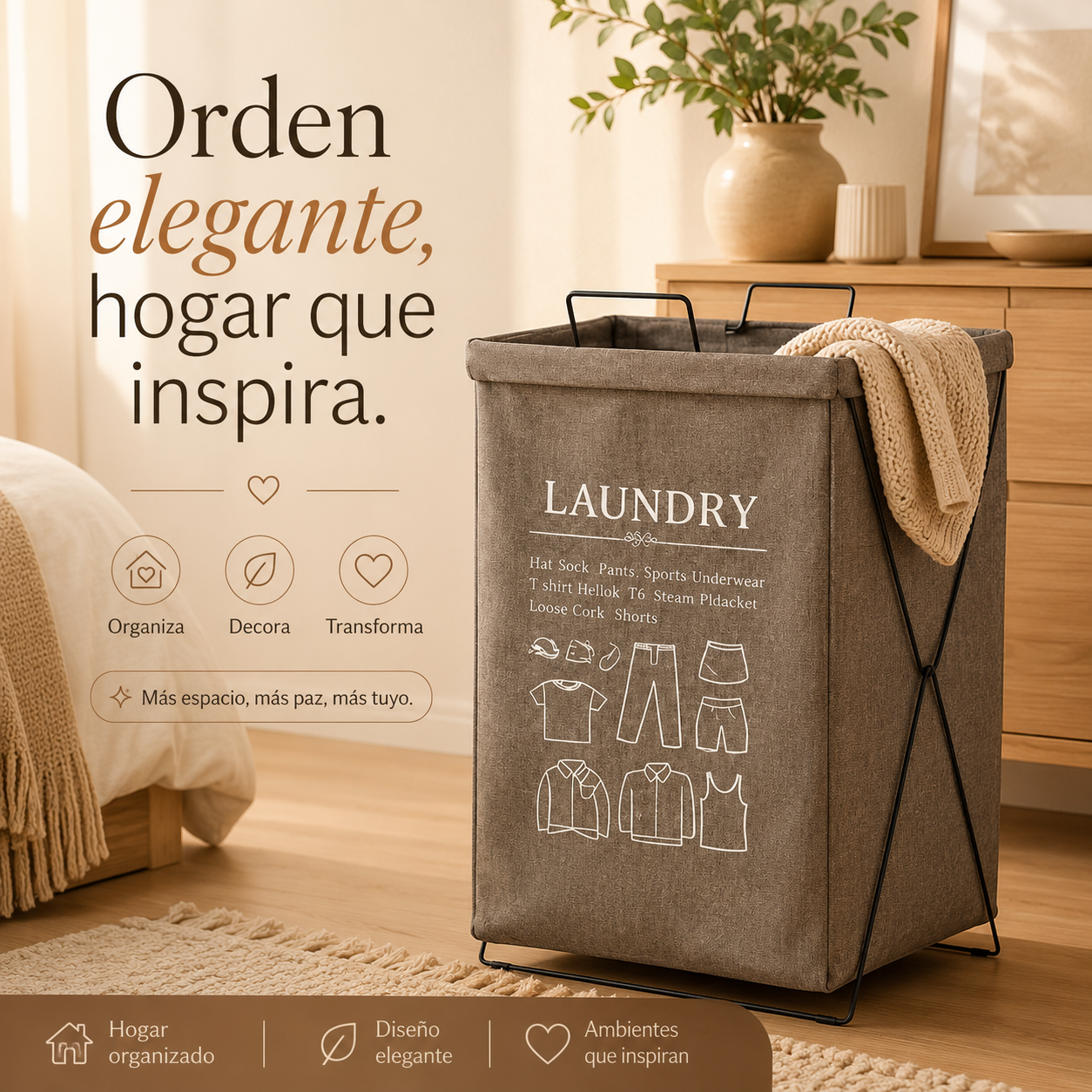 LunaNest™ Cesto Organizador Decorativo