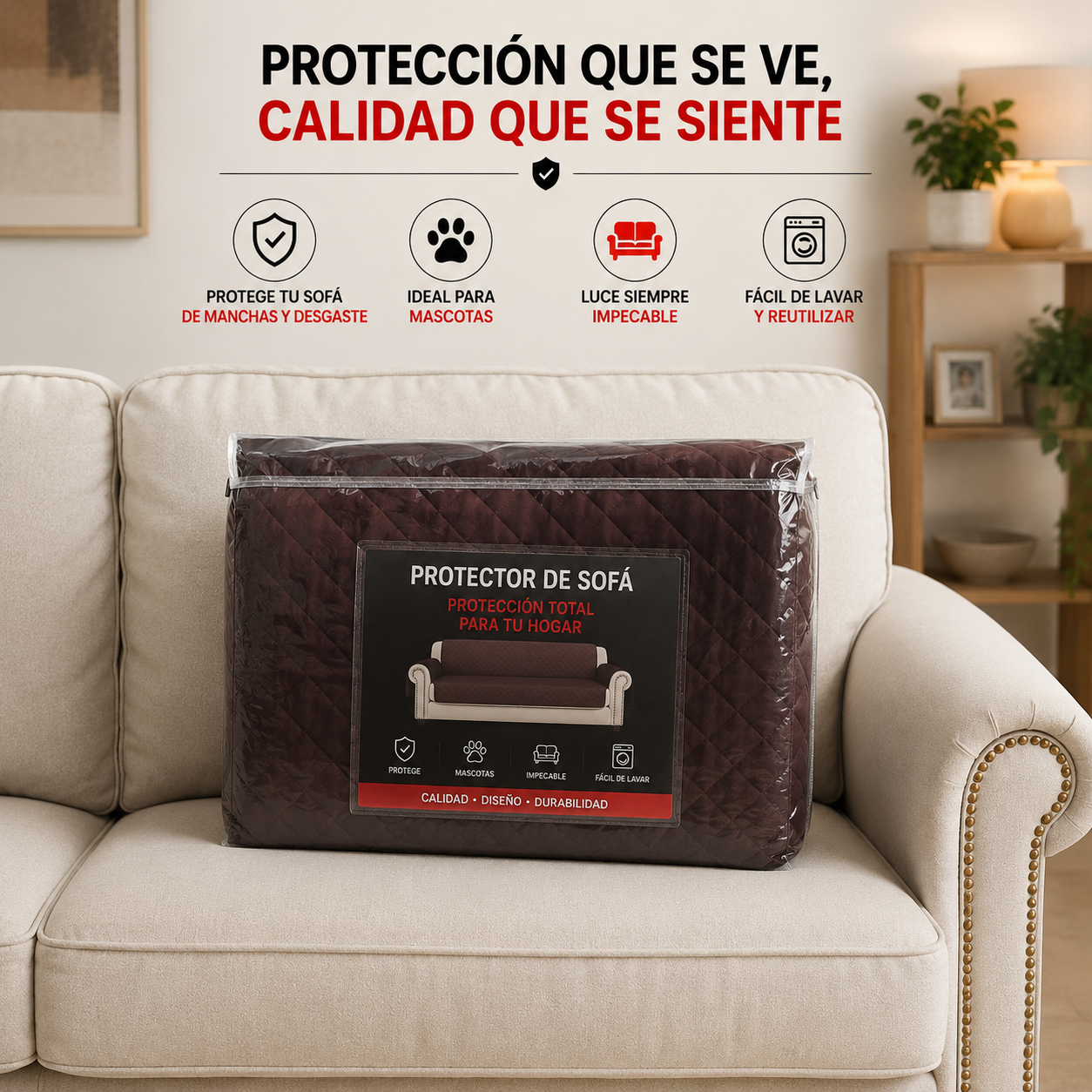 SofaShield™ | Protector Reversible Premium para Sofás