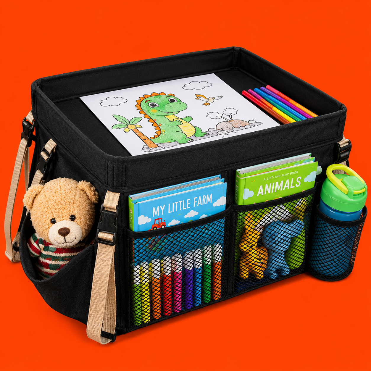 TravelKid™ | Mesa Organizadora Infantil para Viajes