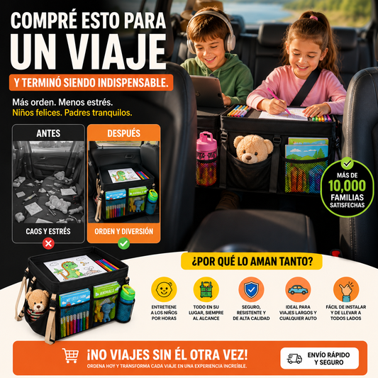 TravelKid™ | Mesa Organizadora Infantil para Viajes